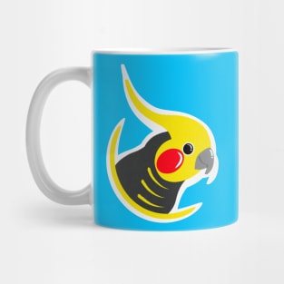 Bird parrot parakeet Cockatiel kids design Mug